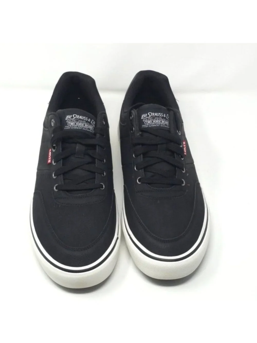Levi’s Drive Lo Black Synthetic Leather Lace-Up Sneakers Size 11M - Picture 6 of 11